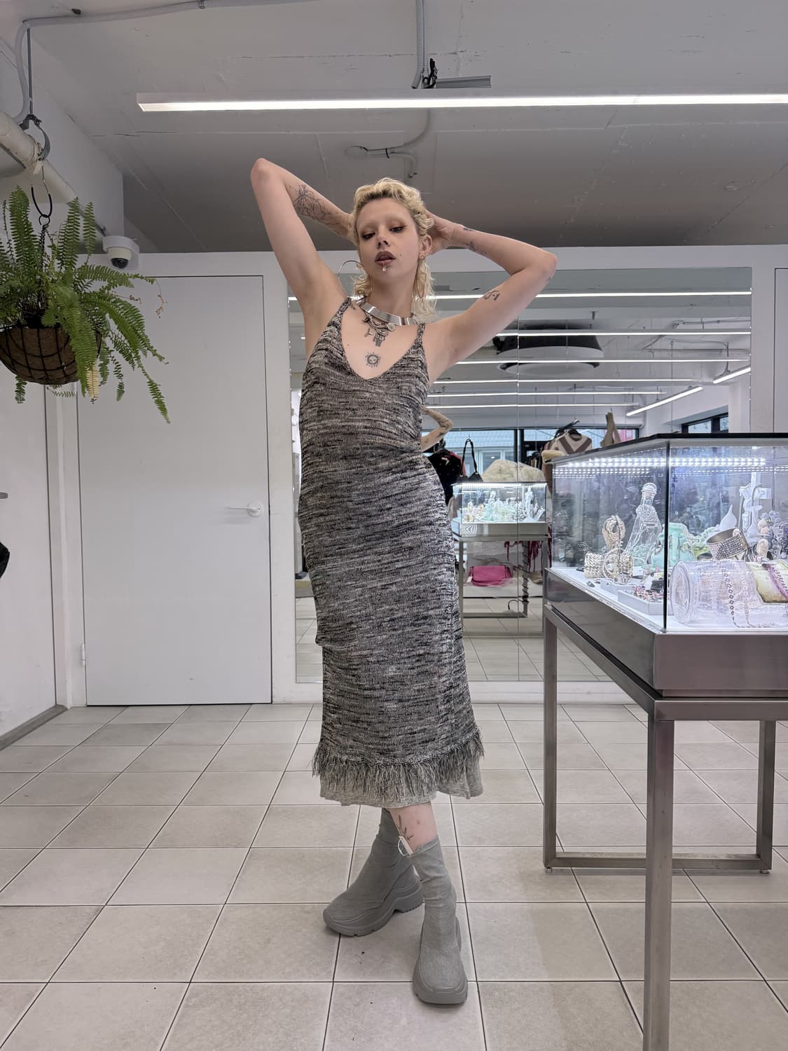 knit maxi dress 상품이미지1