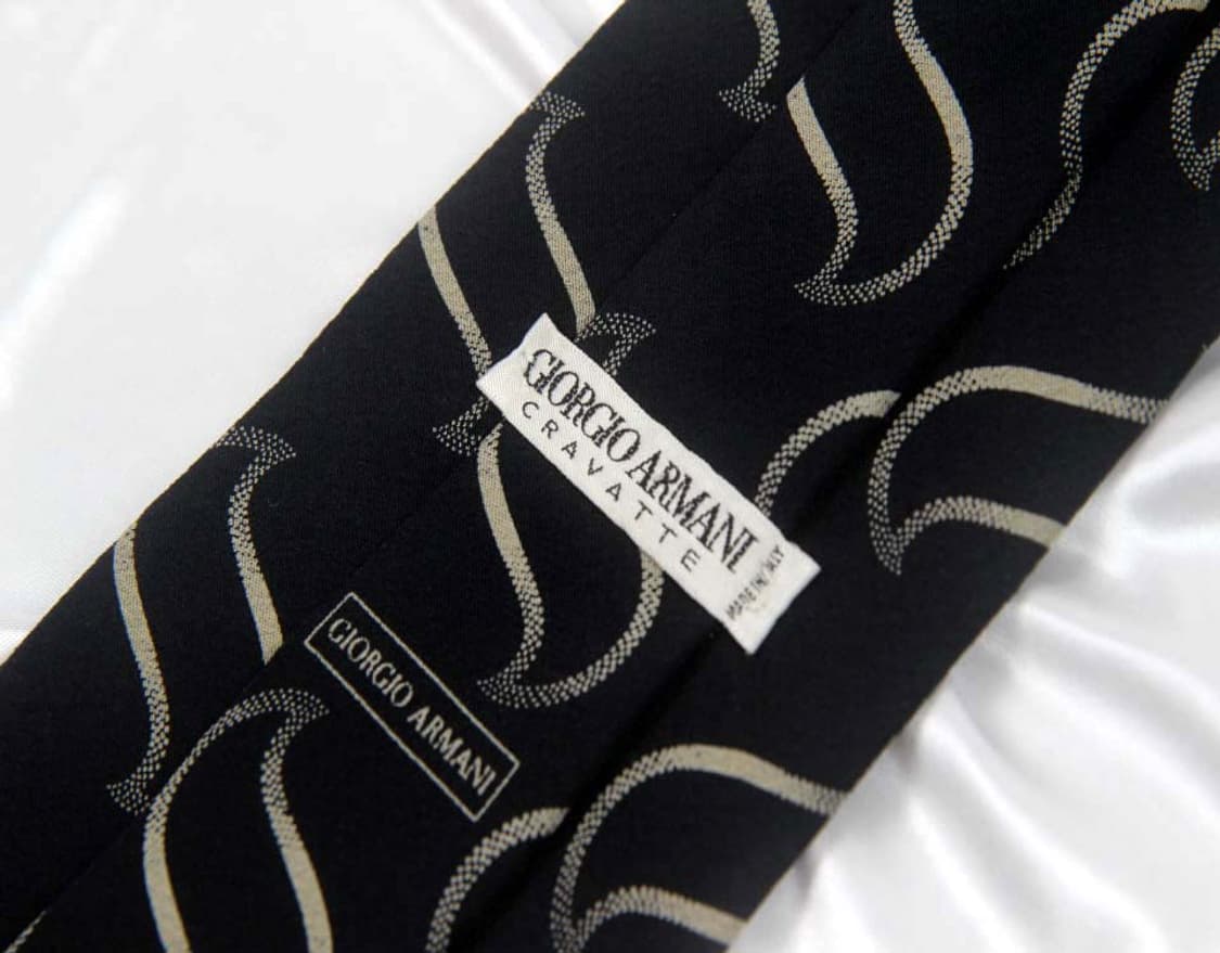 알마니 9.8cm S등급 남자 명품 넥타이 armani 상품이미지3