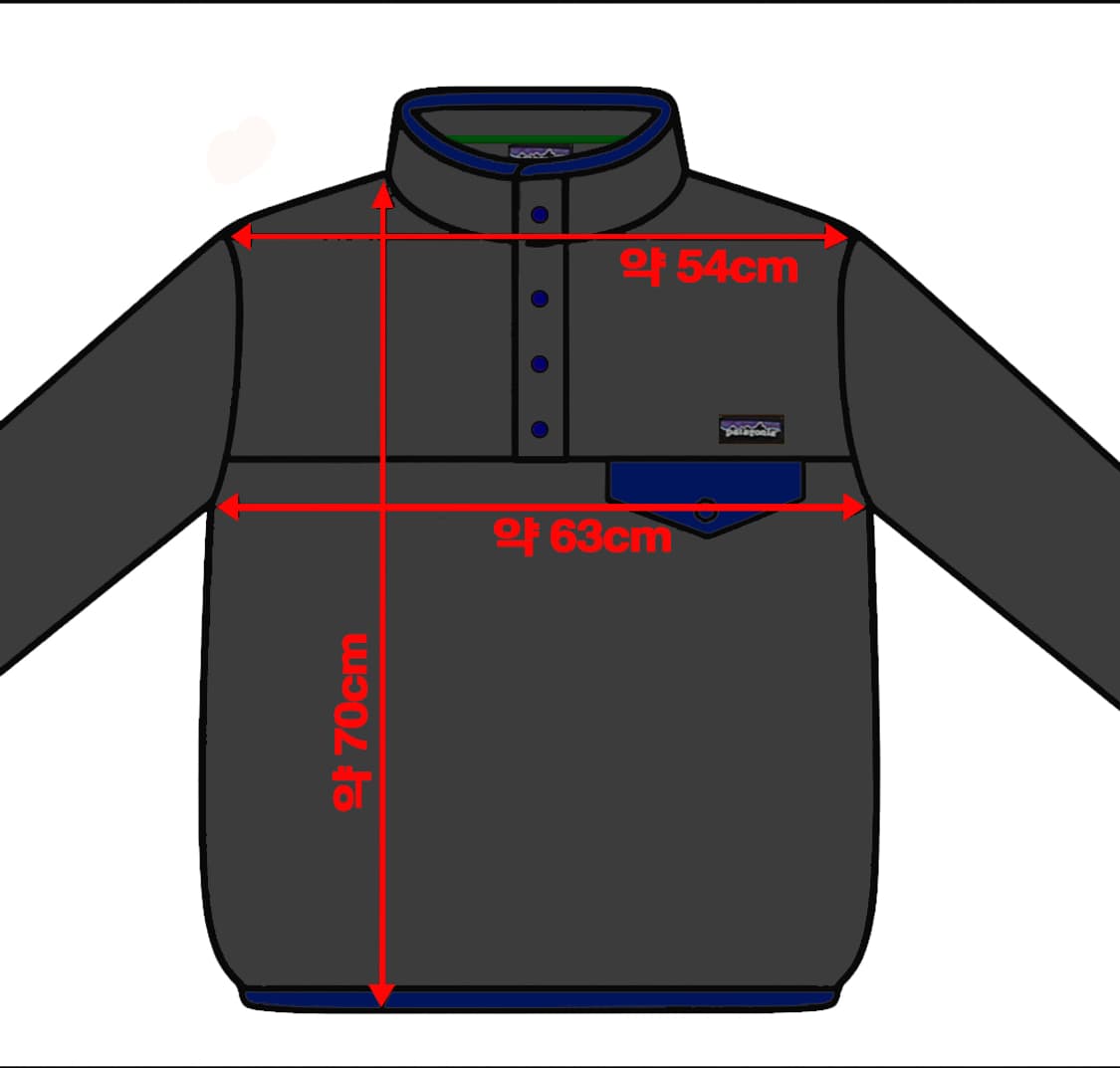 파타고니아 신칠라 스냅티 풀오버 니켈블루 M 상품이미지7