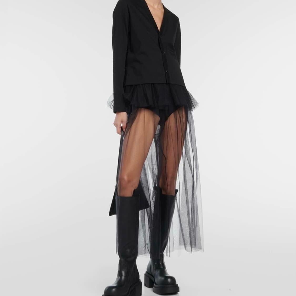 noir kei ninomiya tulle pants 느와케이니노미야 상품이미지1