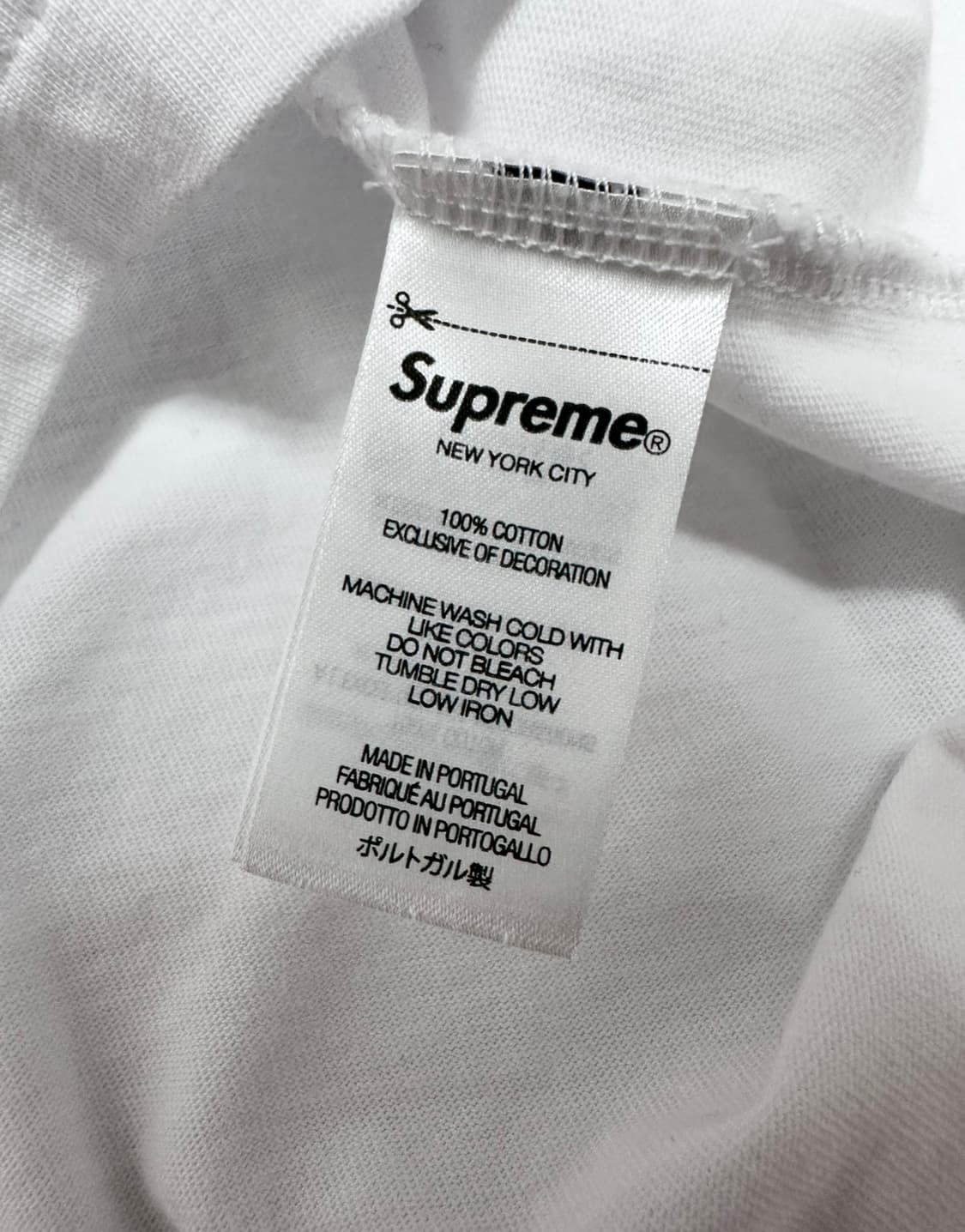 슈프림 박스로고 흰색 반팔티 상품이미지5