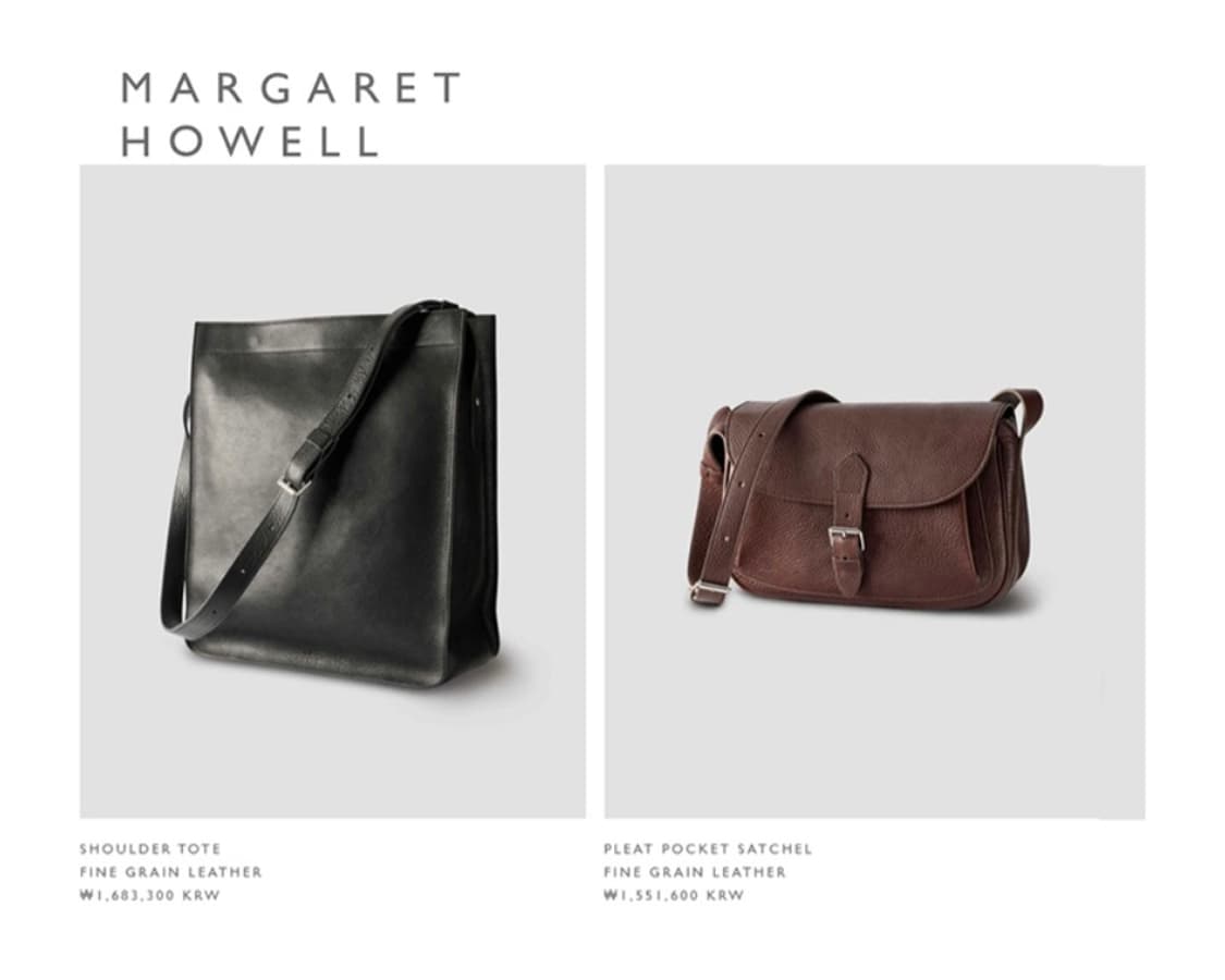 Margaret Howell 마가렛호웰 세련된 캔버스백 상품이미지10