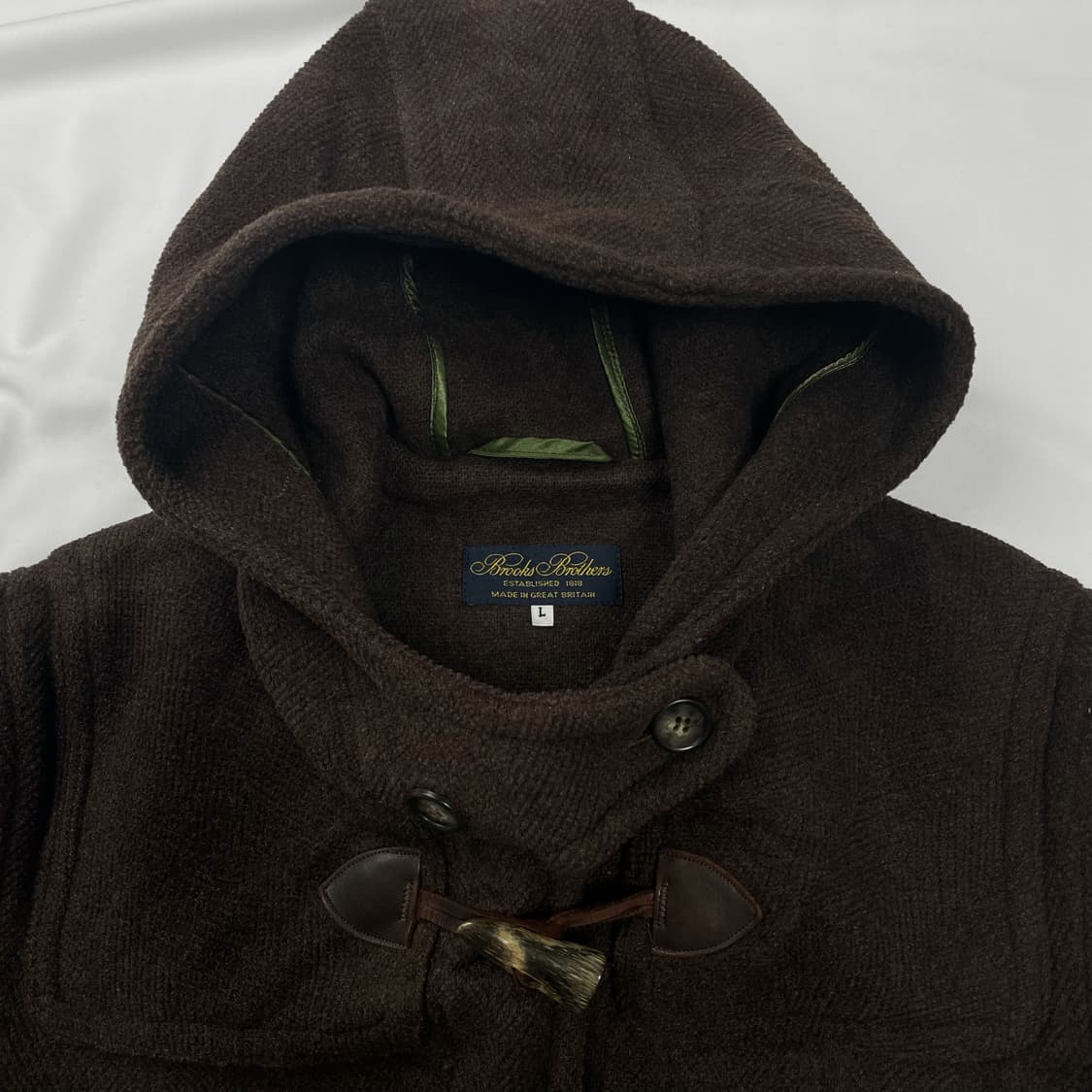 90’s 브룩스 브라더스 롱 더플 코트 상품이미지3