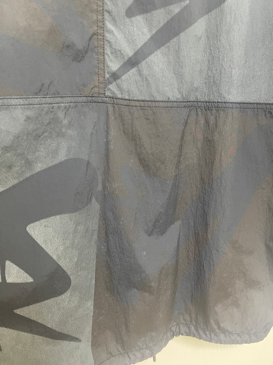 시스템옴므 오버사이즈 프린팅 드로우스트링 셔츠 상품이미지3