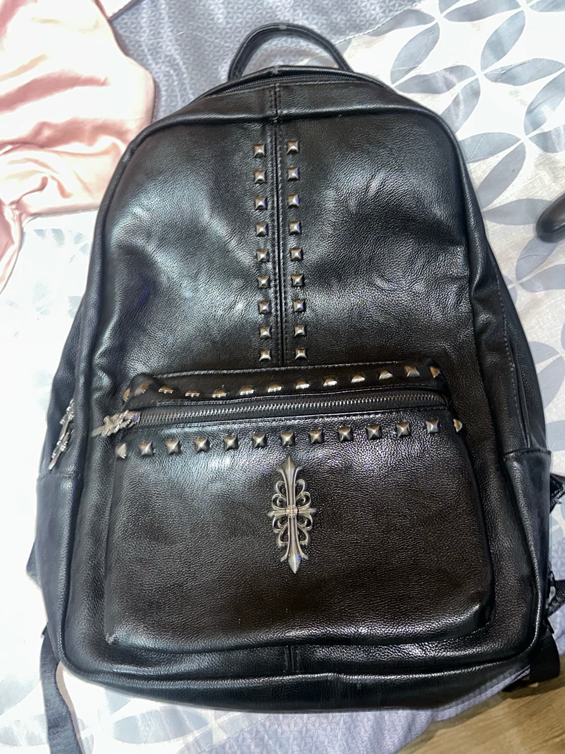 Leather stud bag 상품이미지1
