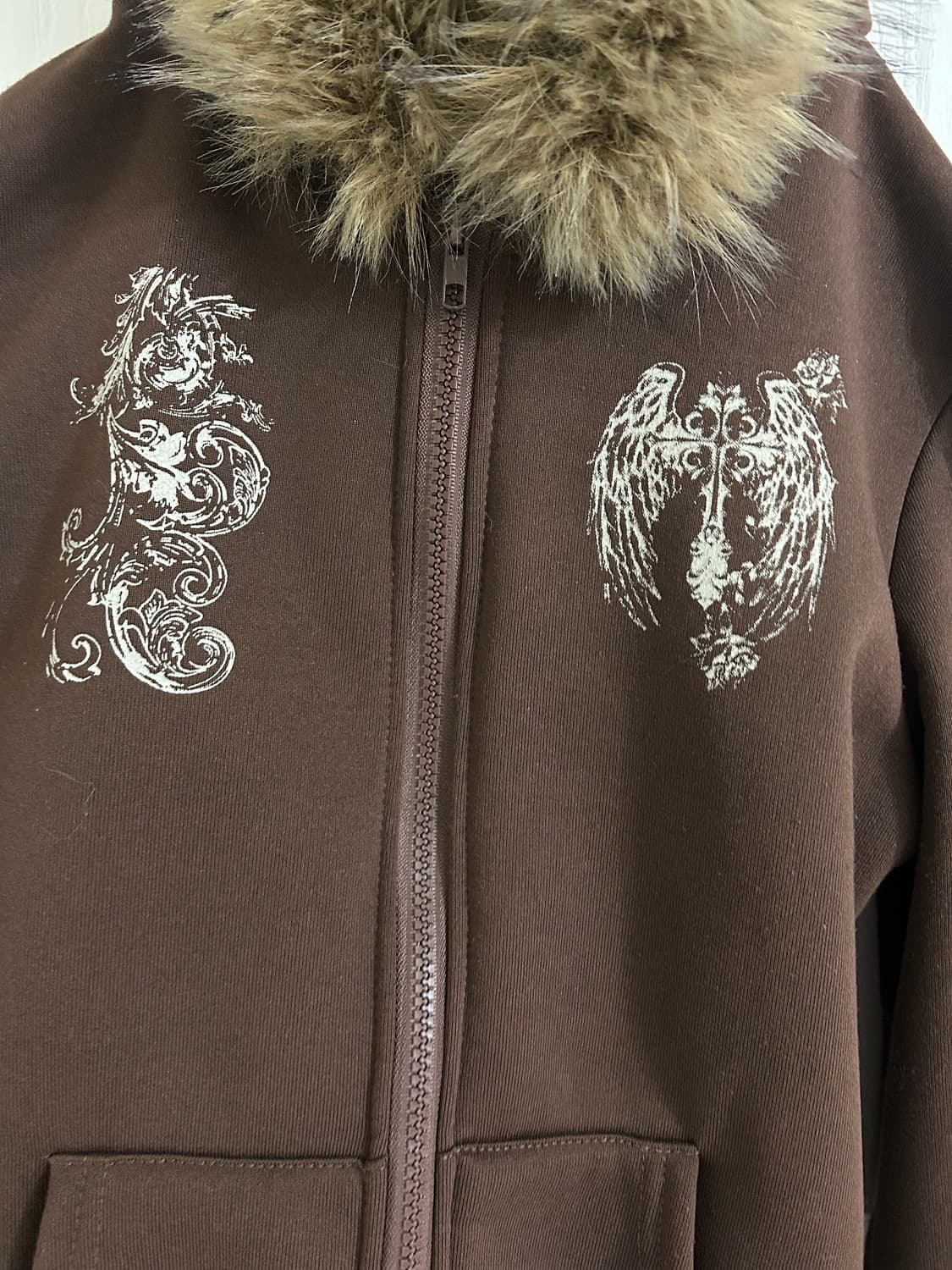 !Gyaru-set! (퍼후드+호피치마+퍼부츠) 상품이미지2