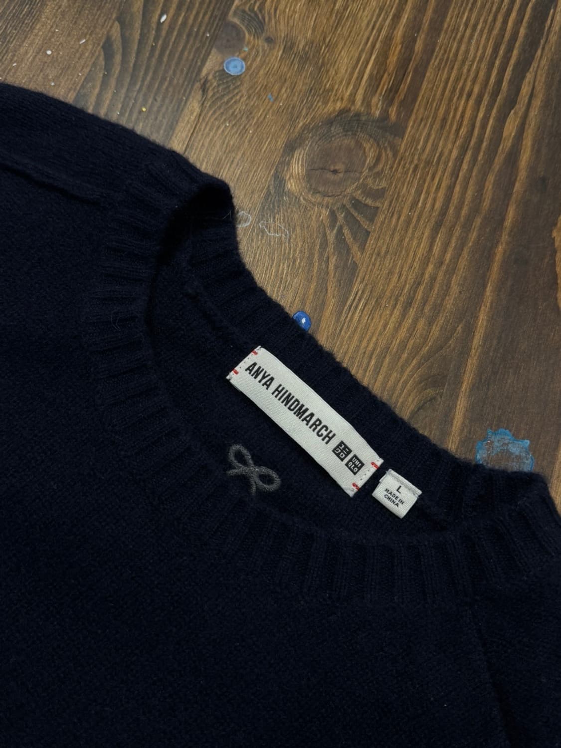 Anya Hindmarch X 유니클로 캐시미어 니트 55~66 상품이미지7