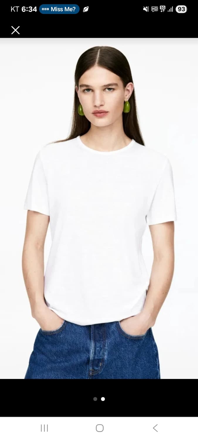 아르켓 린넨블랜드 티셔츠 상품이미지2