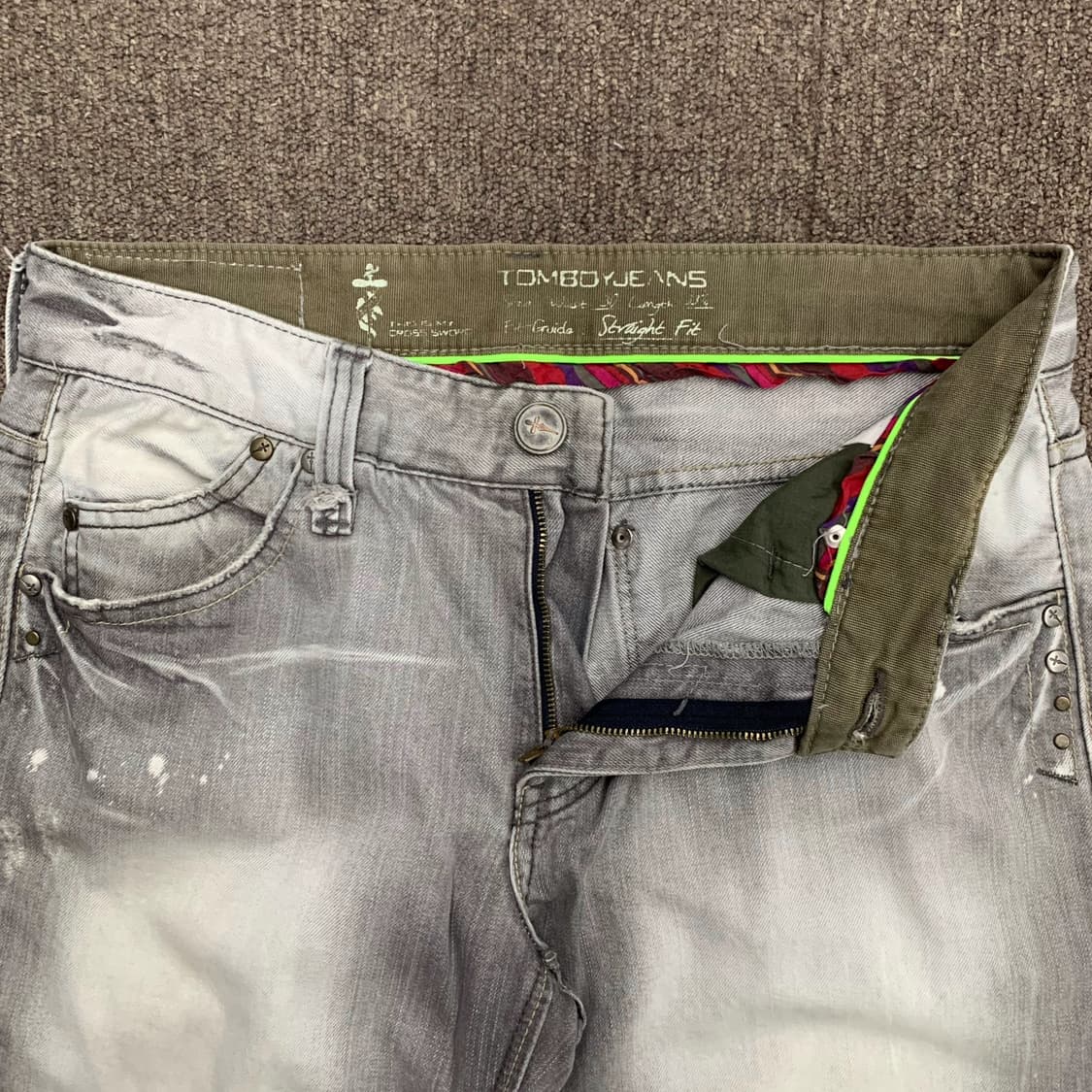 [31] 톰보이진스 스트레이트핏 데님팬츠 상품이미지4