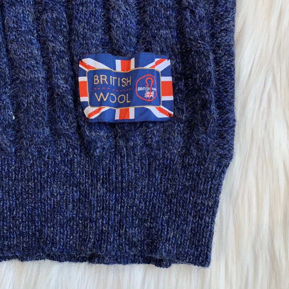 일본 빈티지 gim 브리티쉬 울 100 노르딕 니트 1822 상품이미지6