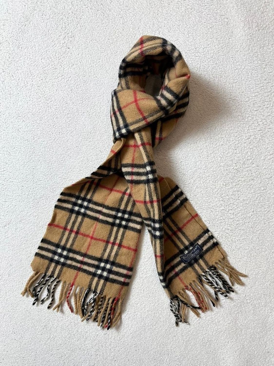 버버리 90's 램스울 노바체크 시그니처 목도리 Q1278 상품이미지1