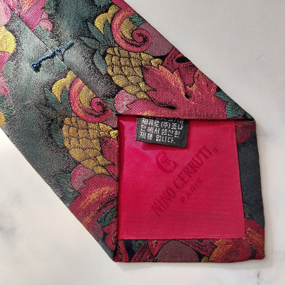 세루티 1881 실크 자카드 패턴 넥타이 9.4cm A+등급 K1962 상품이미지8