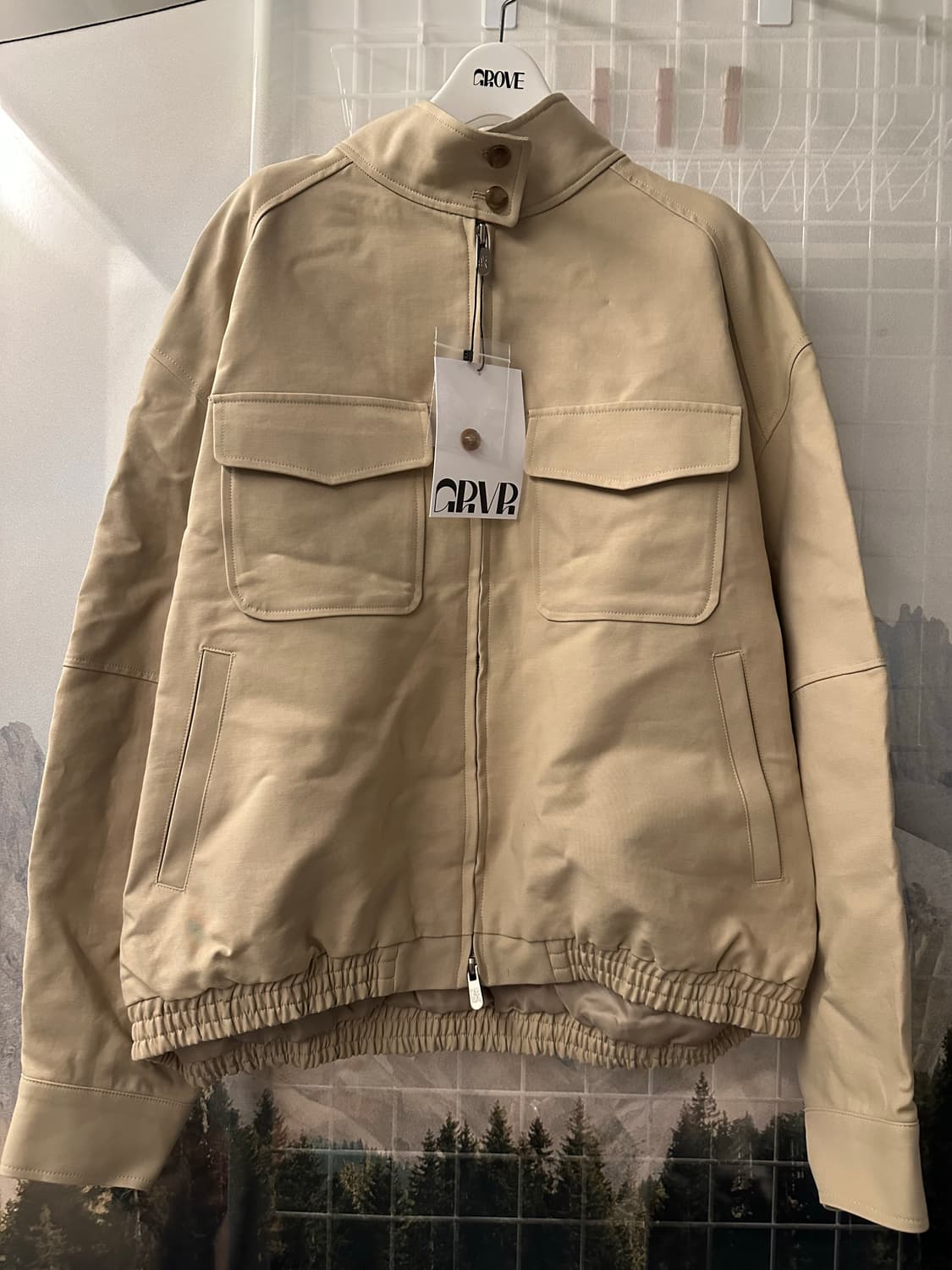 GROVE 그로브 베이지 자켓 새상품 상품이미지2