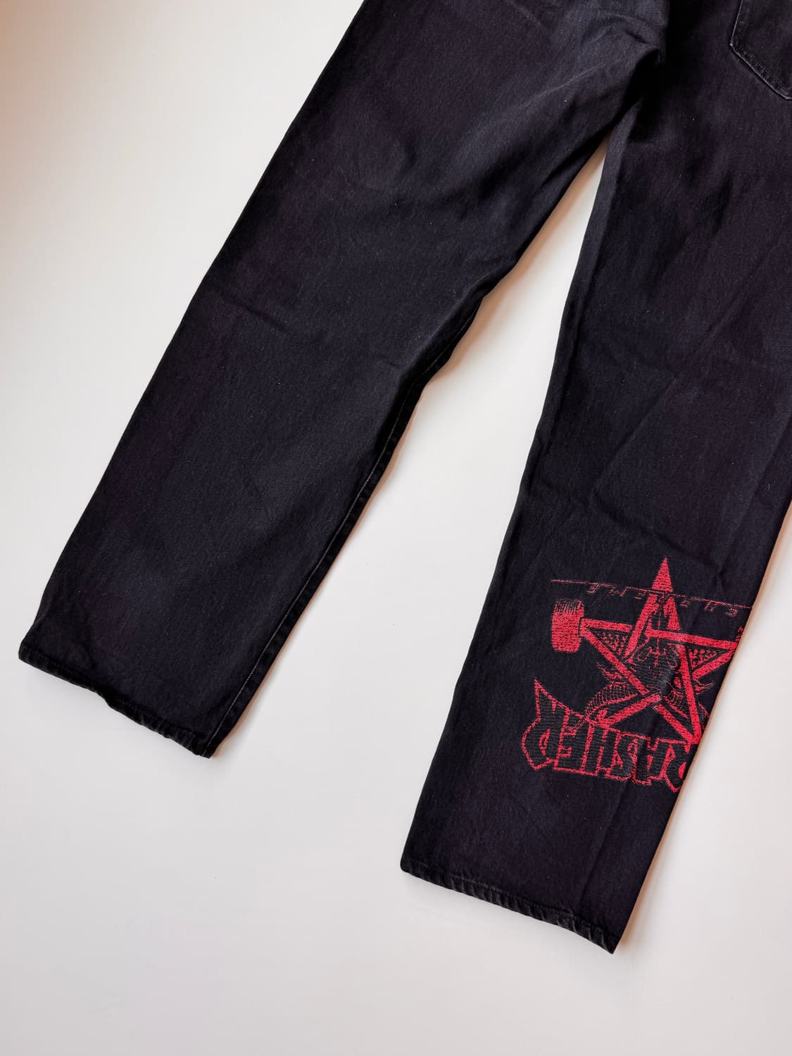 21fw 슈프림 x 트레셔 레귤러 진 블랙 상품이미지5