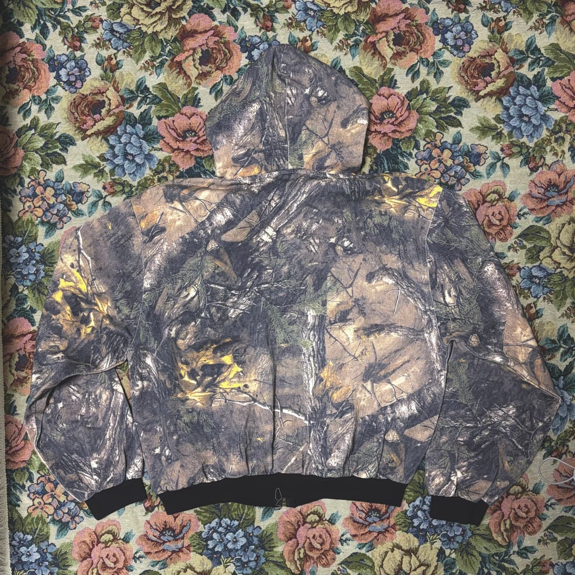 리얼트리 패턴 후드집업 상품이미지2