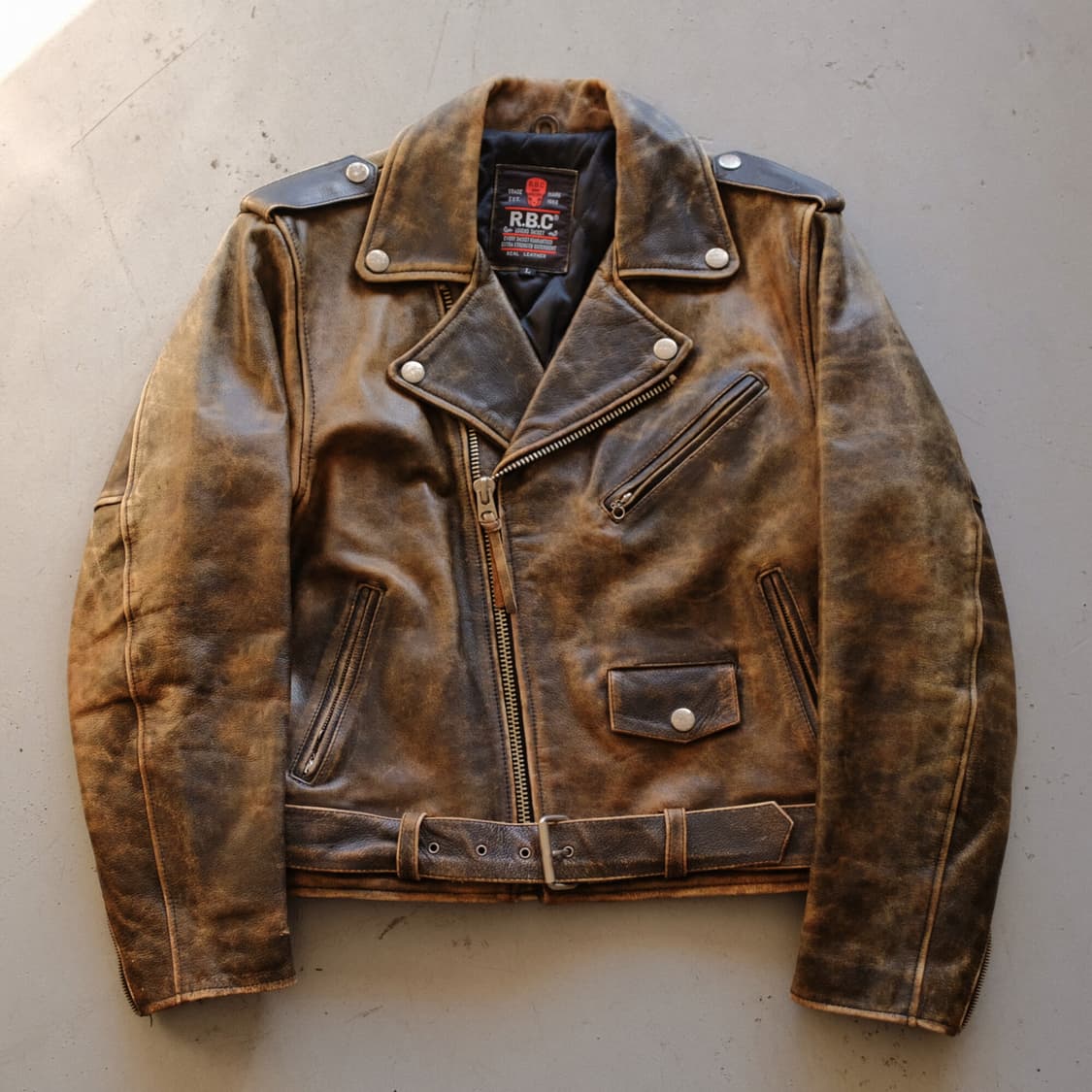 1980's R.B.C Road Masters Leather Jacket 상품이미지1