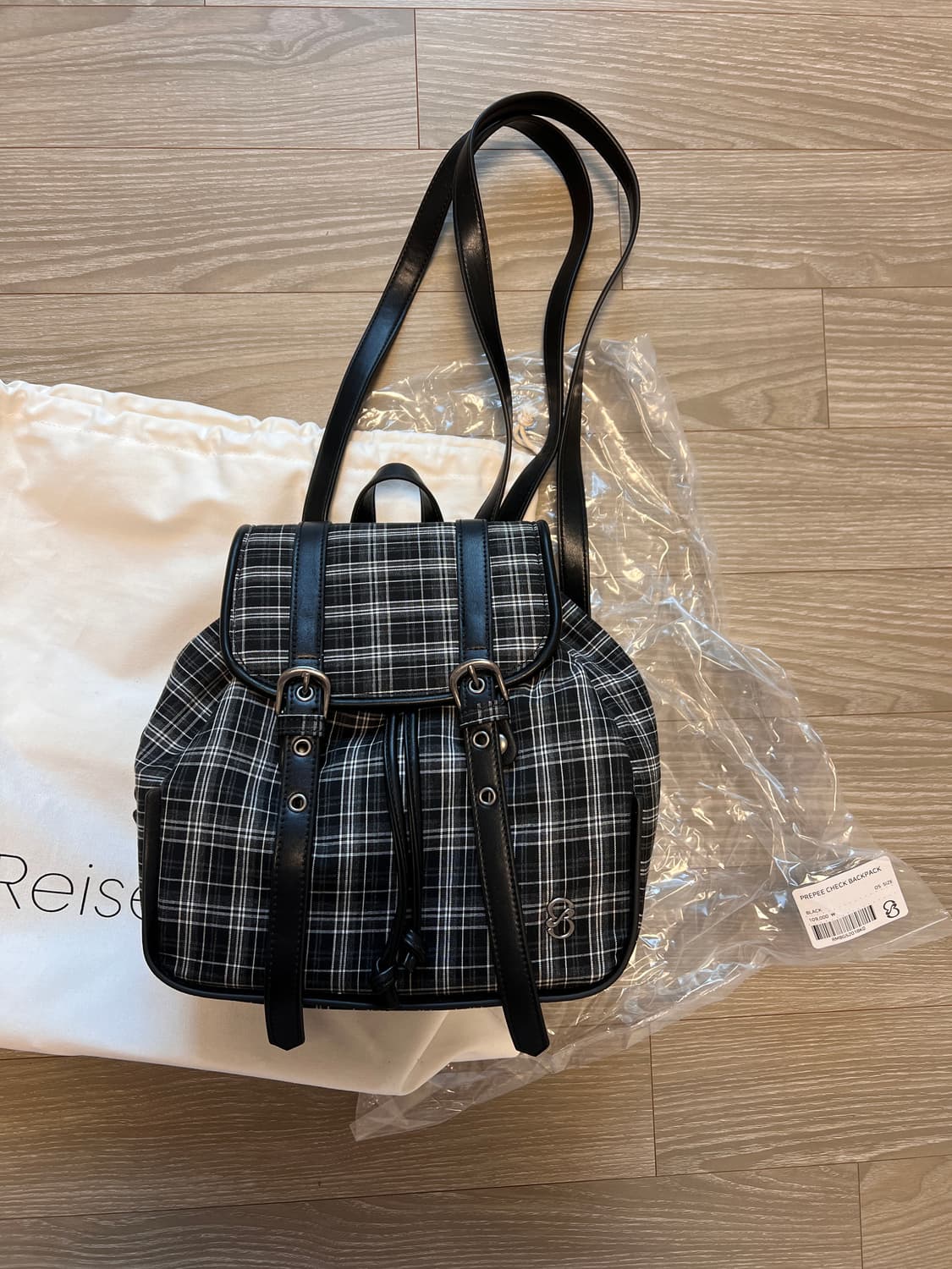 새상품 레이즈미야 프레피체크백팩 상품이미지3