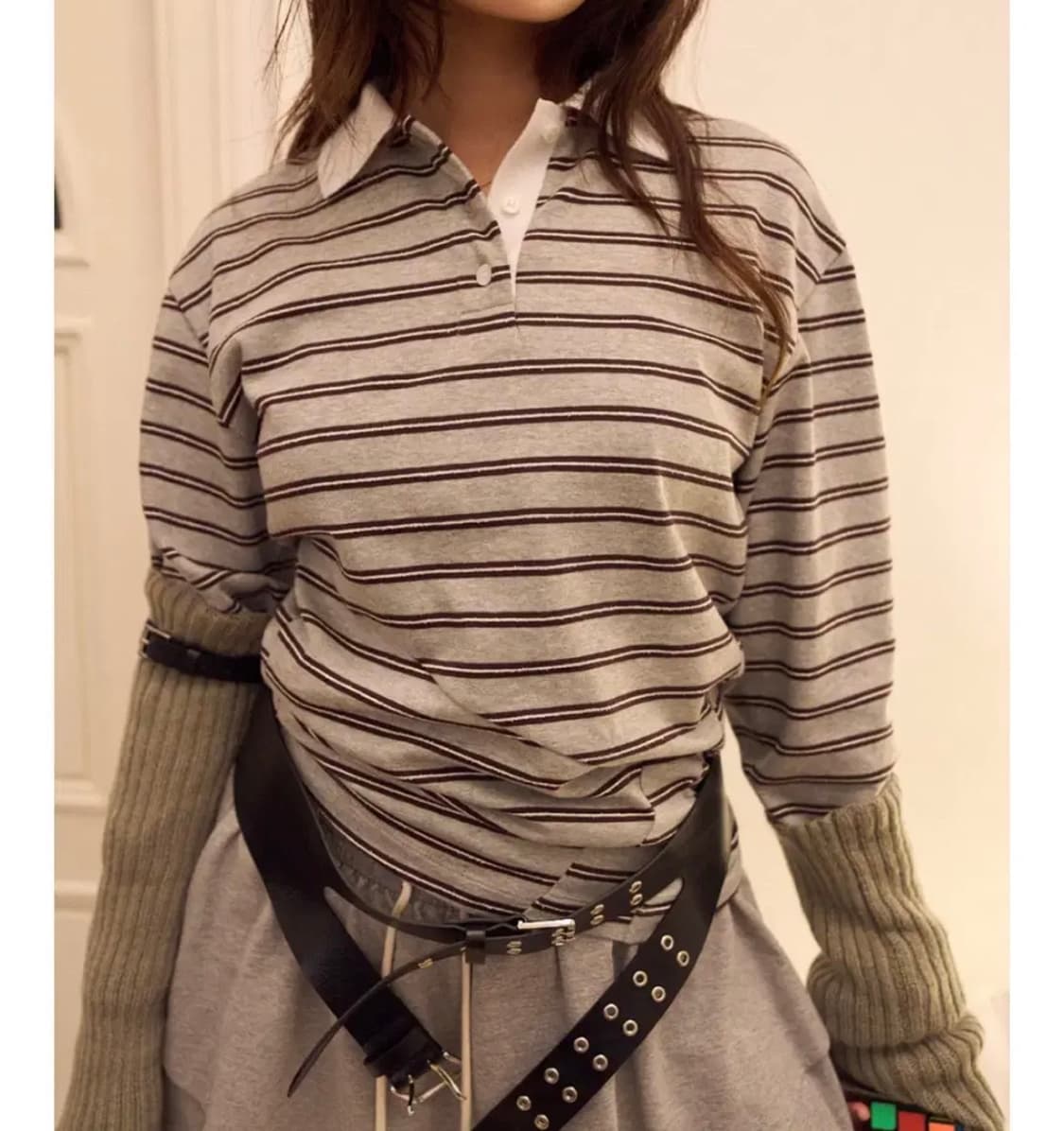 LCDC TM  collar jersey top 상품이미지2