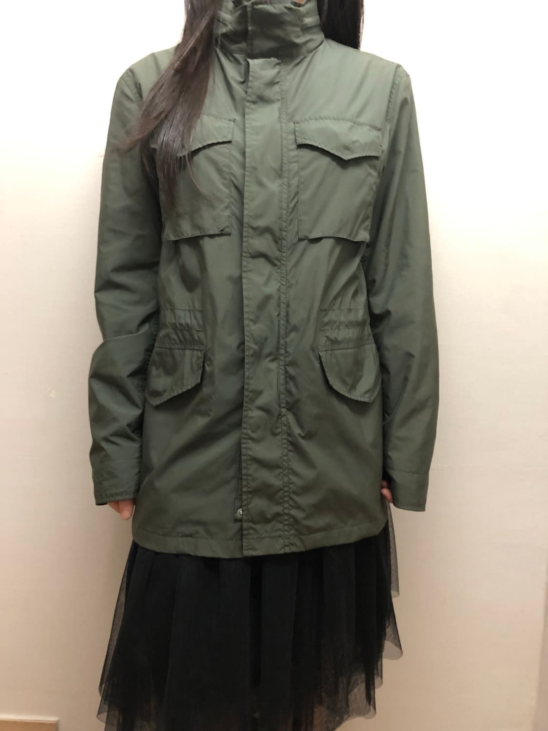 빈티지 카키 포켓 자켓 상품이미지1