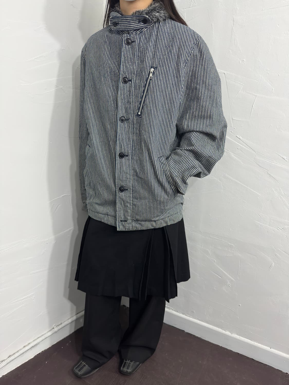 takeo kikuchi fur detail jacket 상품이미지6