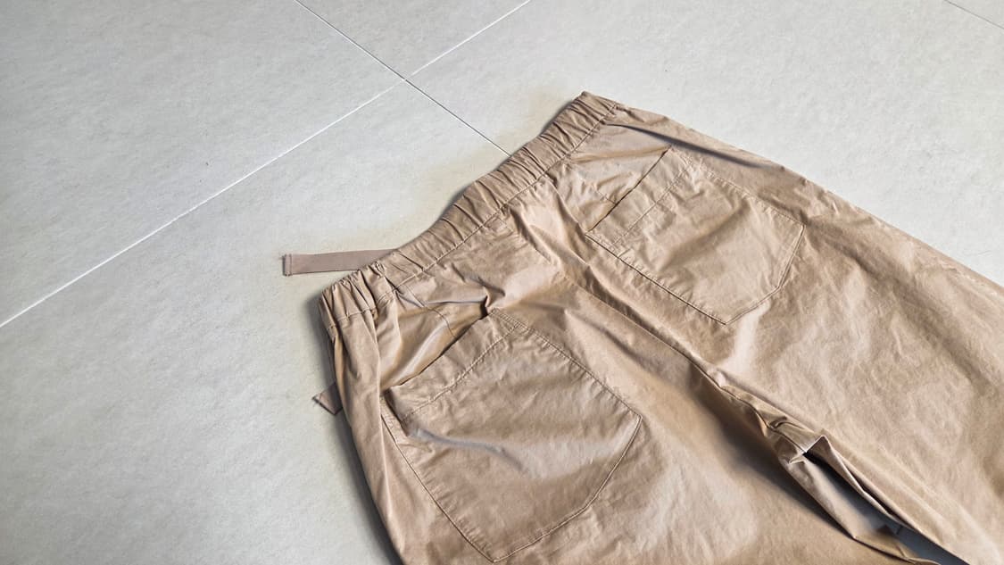 일꼬르소 원턱 밴딩 베이지 스트링 팬츠  상품이미지5