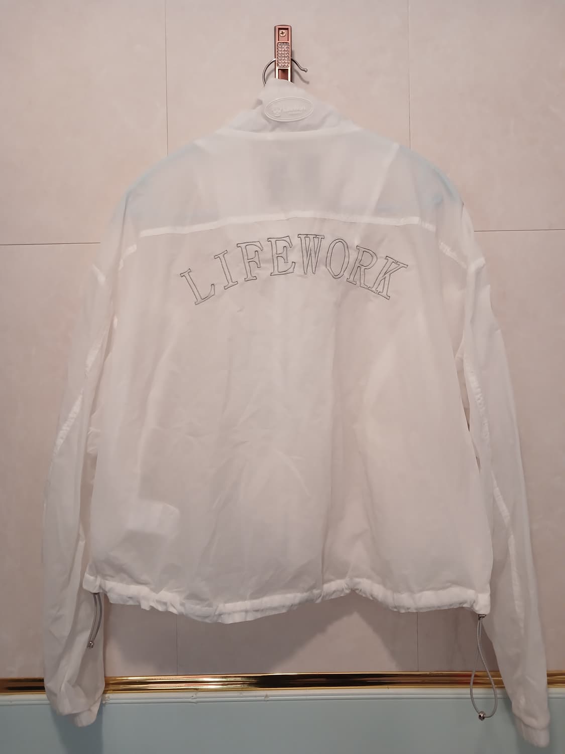 라이프워크 정품 여성 크롭스타일 바람막이 free 사이즈 상품이미지8