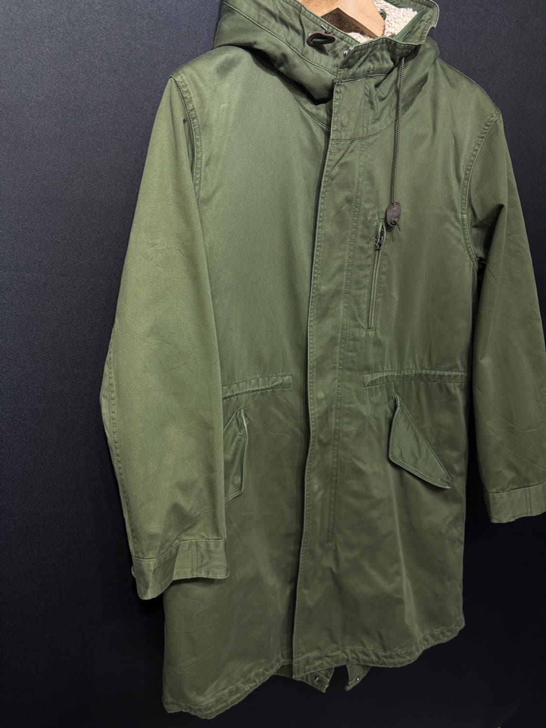 Rage blue  피쉬테일 모즈파카 상품이미지9