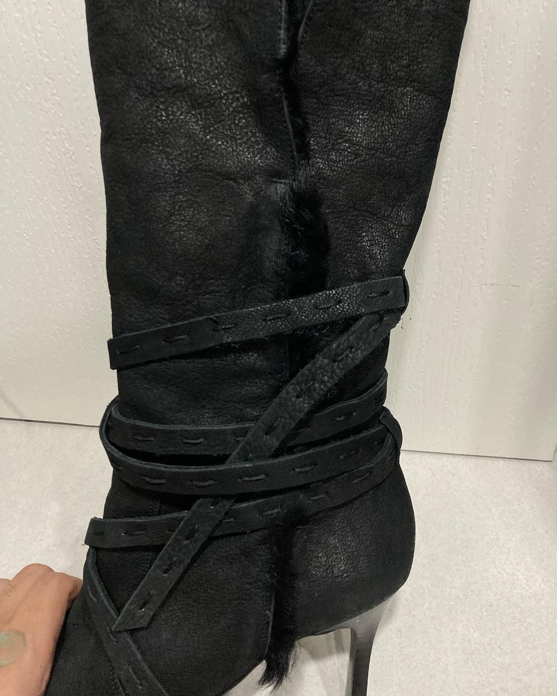 Novespazio 스트랩 퍼 롱부츠 상품이미지4