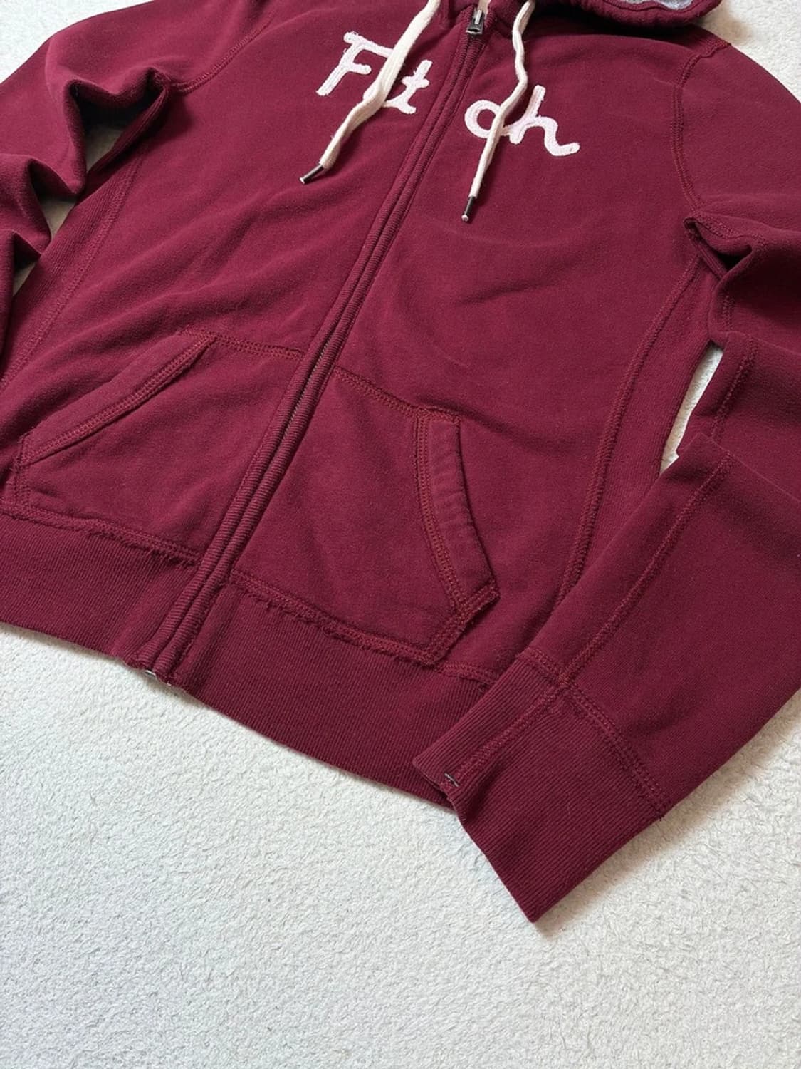 아베크롬비 00's Y2K 자수 레터링 후드 집업 PN7013 상품이미지4