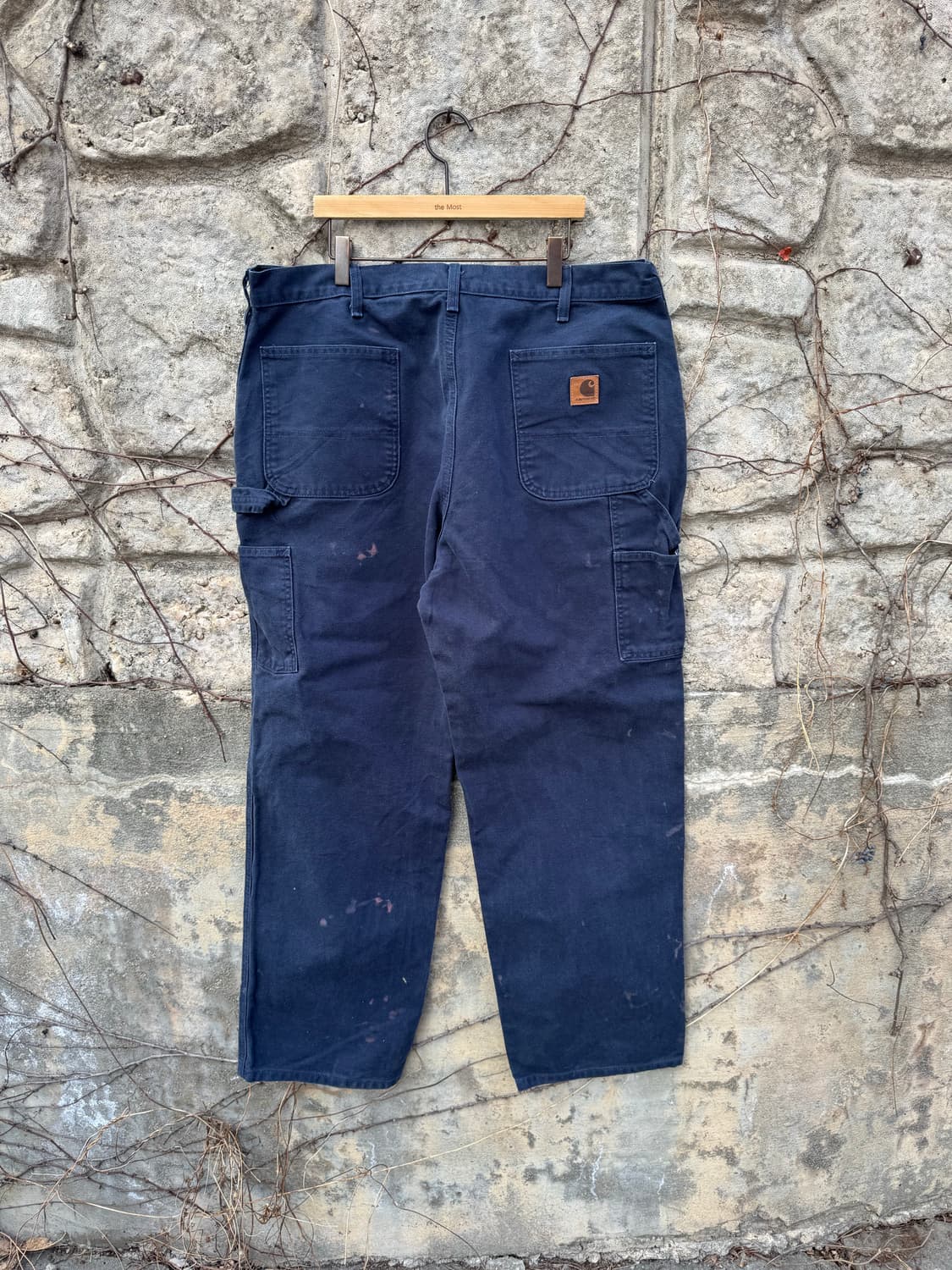 칼하트 빈티지 b11 mdt 네이비 싱글니 카펜터 워크 팬츠 상품이미지2