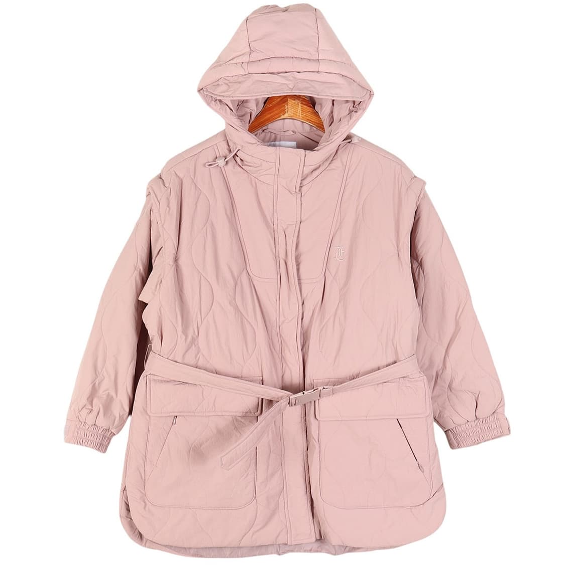 쥬시꾸뛰르 패딩 자켓 상태굿 딸기우유 상품이미지1