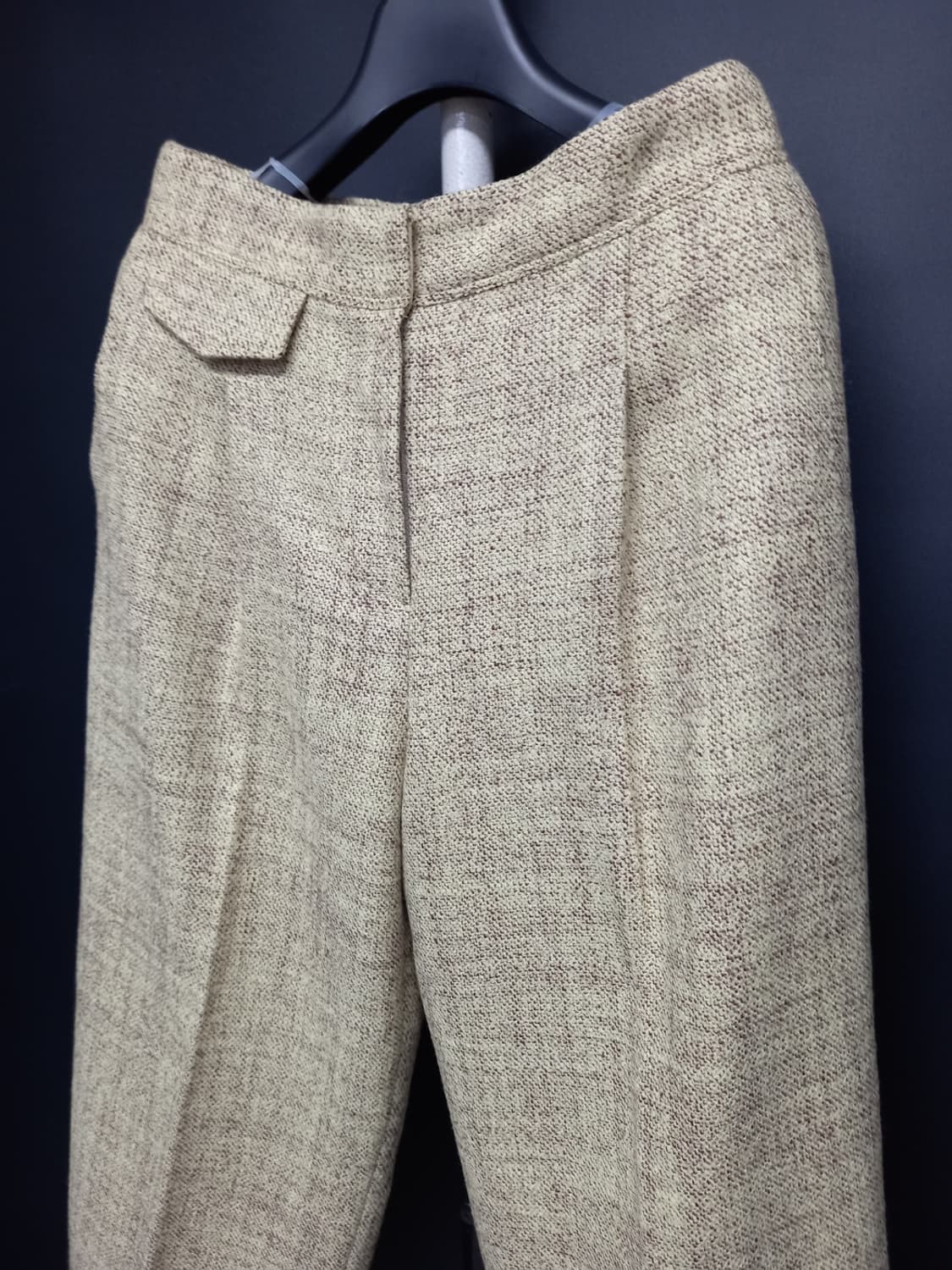 새 마인 춘추동 하이웨스트 트위드 팬츠 44.55 상품이미지4