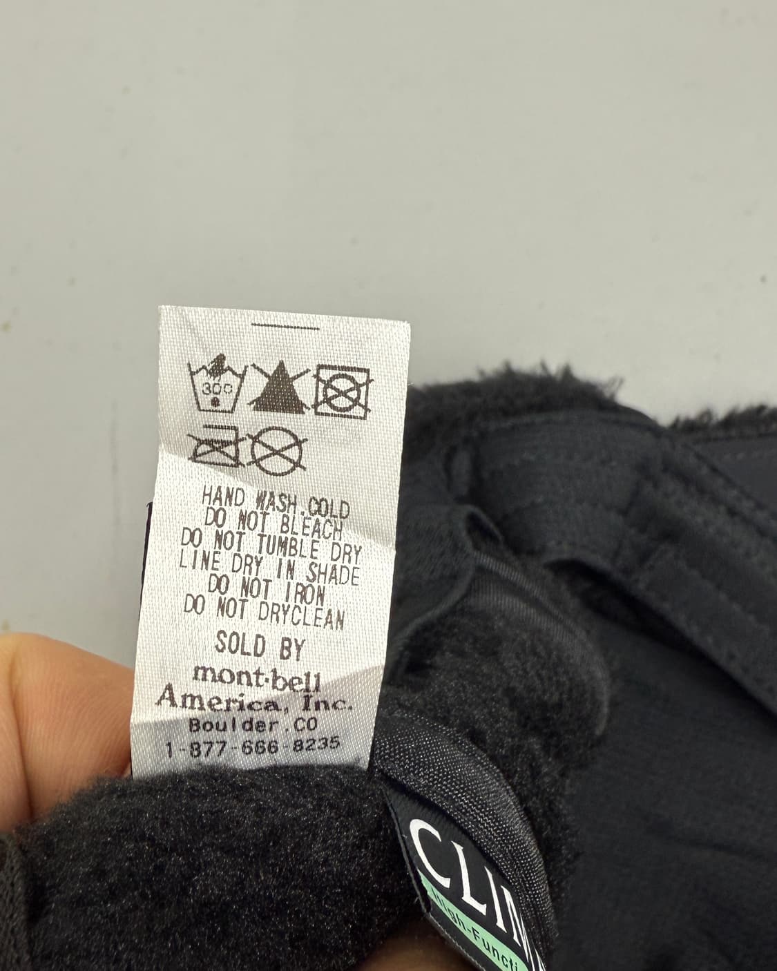 Montbell Black Vintage Fleece TrooperHat 상품이미지7