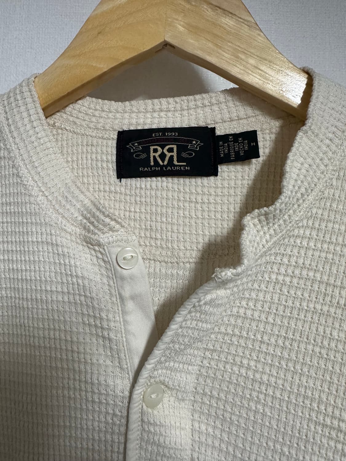 RRL 와플 헨리넥 티셔츠  상품이미지5