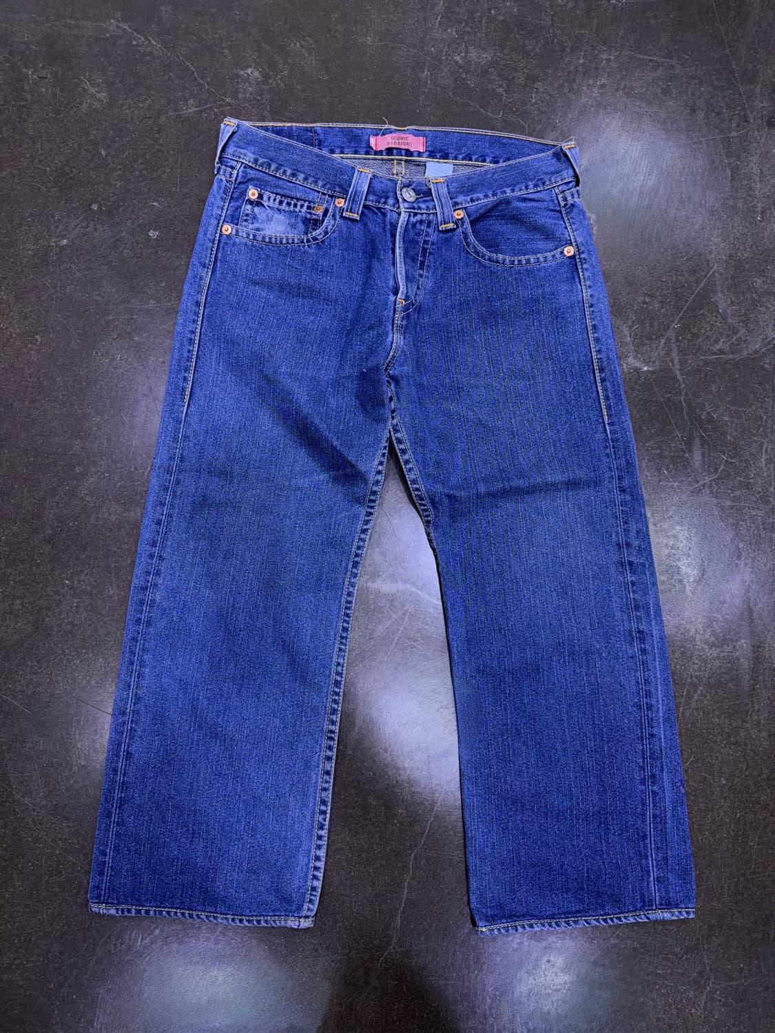 리바이스 00's 타입원 빈티지 워싱 아이코닉 스트레이트핏 데님팬츠 32 상품이미지1