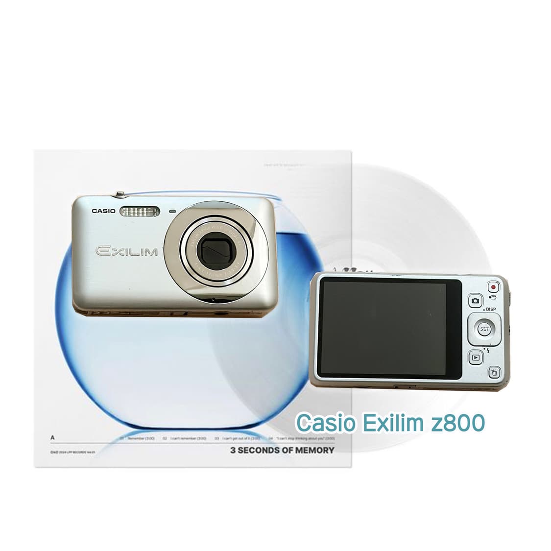풀셋!/작례O) Casio exilim z800 실버 카시오 엑슬림 상품이미지2