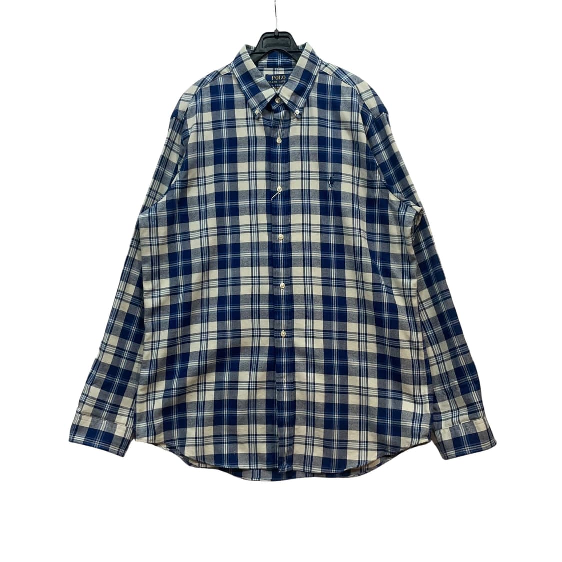 Polo Ralph Lauren Blue Plaid Button-Down 상품이미지1