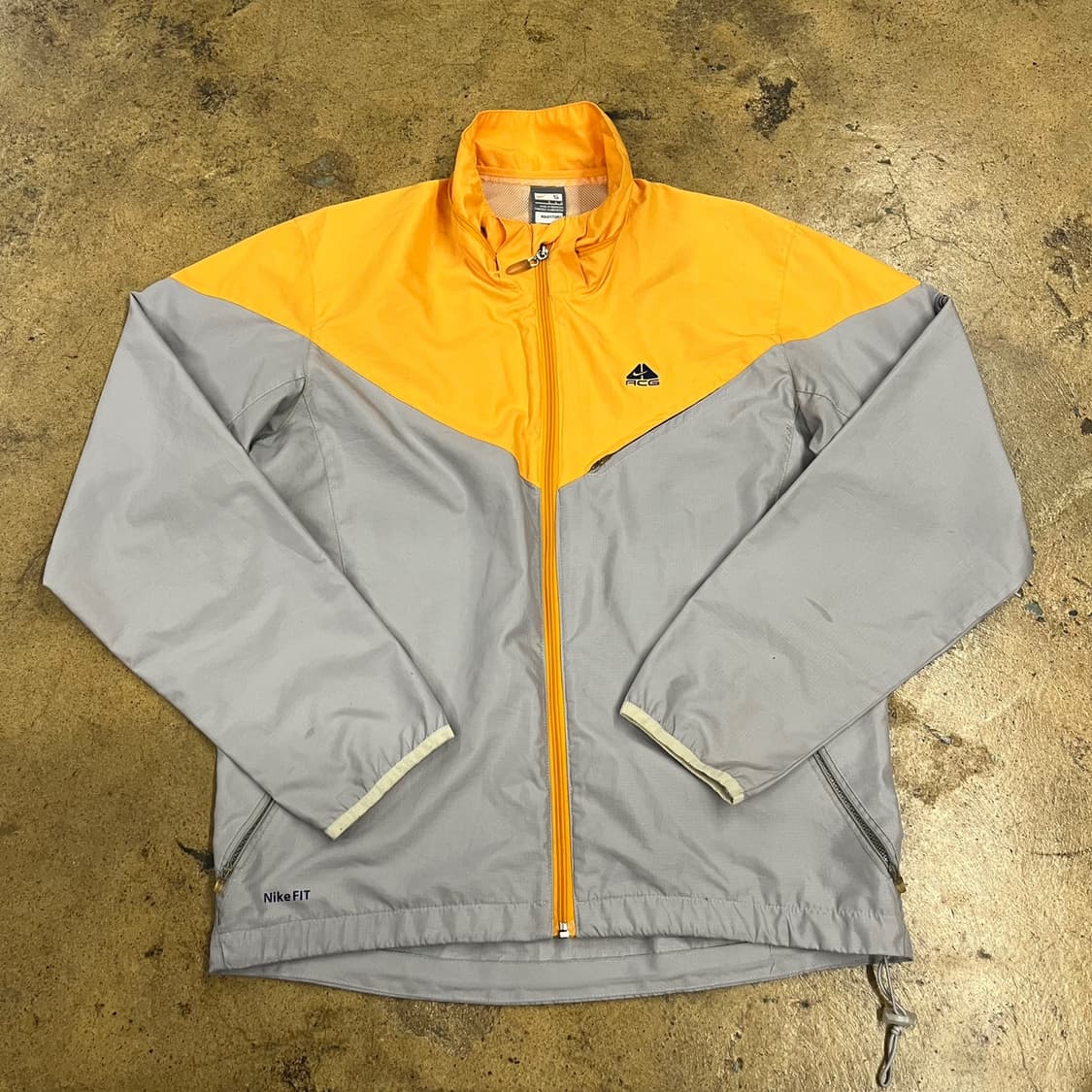 [정품/S] 나이키 ACG 옐로우 그레이 바람막이 자켓 b14 상품이미지2
