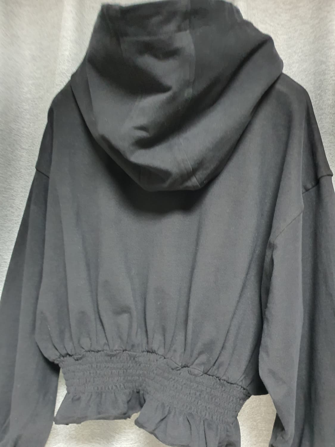 Js newyork 제이에스뉴욕 밴딩 프릴 후드맨투맨 f or s~m 상품이미지5