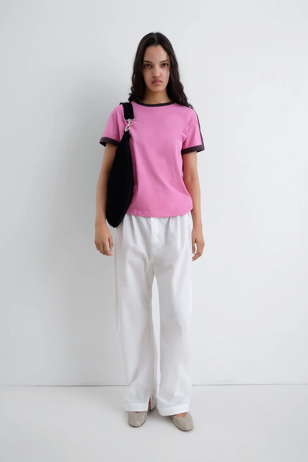 [S,M]기마구아스 Diego 티셔츠/핑크 상품이미지2