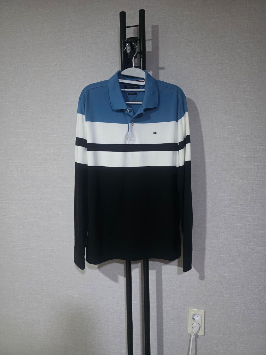 타미힐피거 스트라이프 레귤러 폴로티셔츠 M (~100) 상품이미지3
