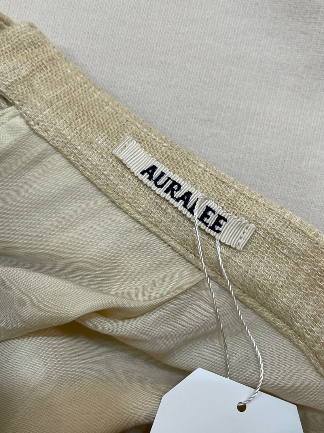 오라리 린넨 프린지 롱 스커트 상품이미지5