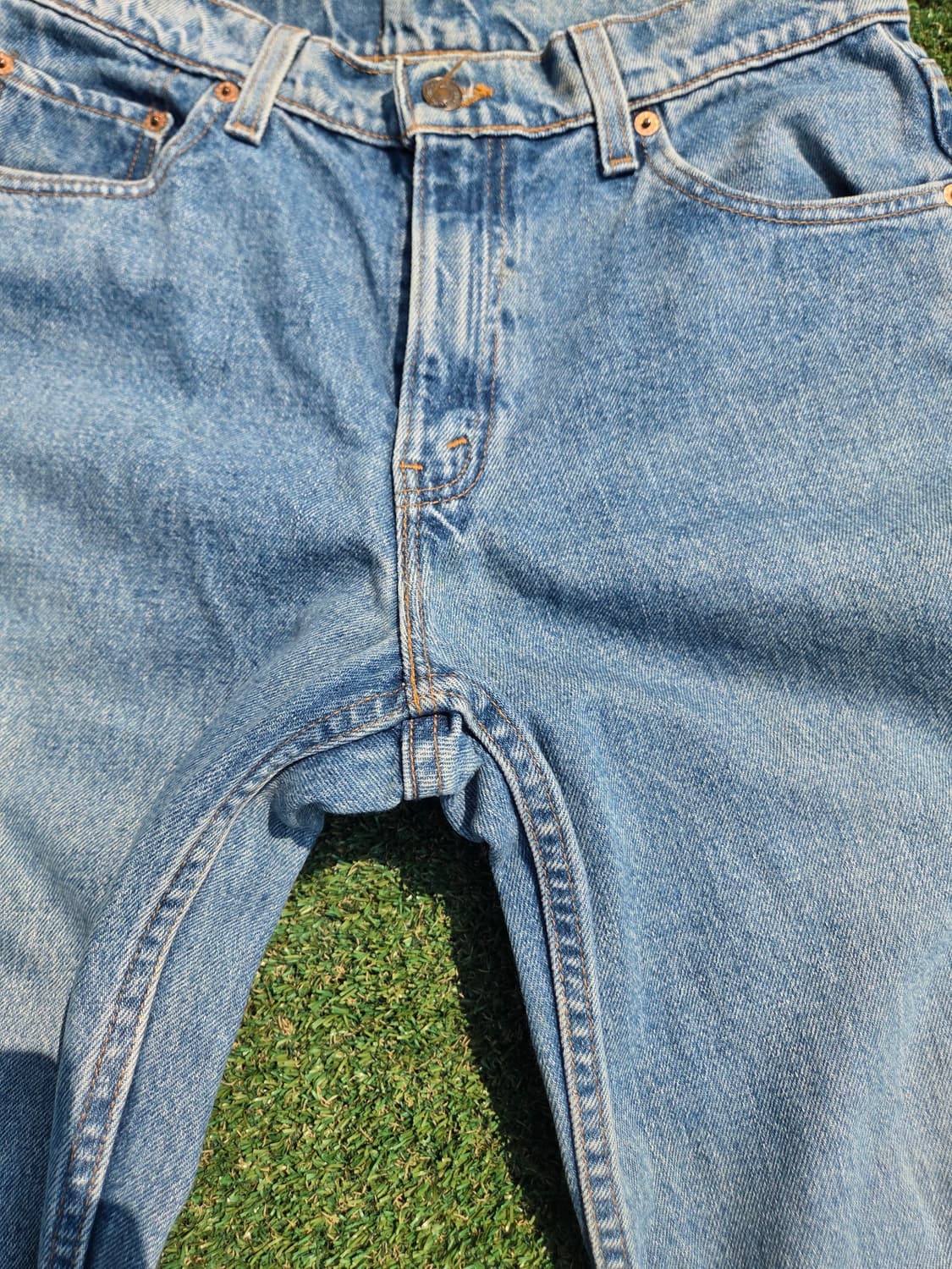 90's levi's 567 extra wide leg jeans 상품이미지5