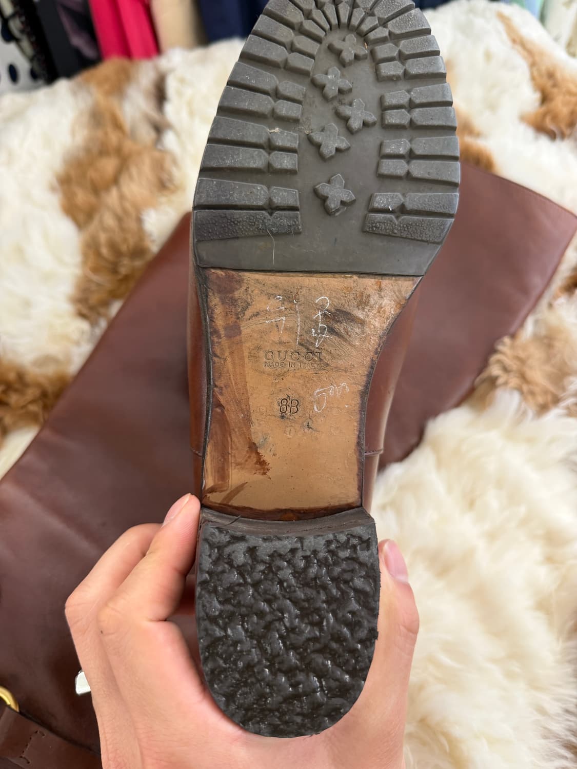 horsebit accent long boots  상품이미지5
