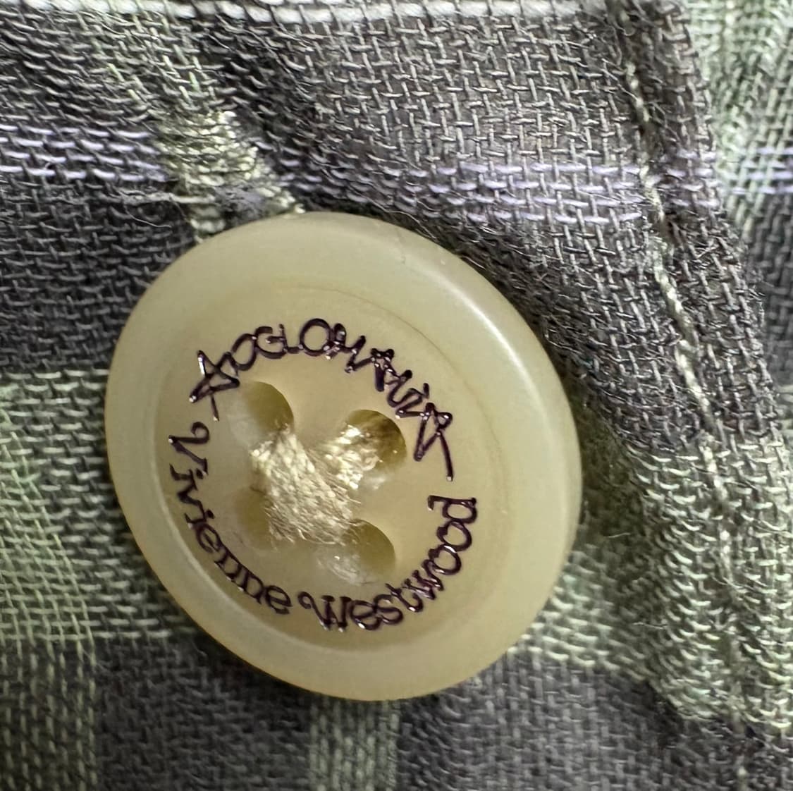 비비안웨스트우드 프릴 체크 블라우스 상품이미지5