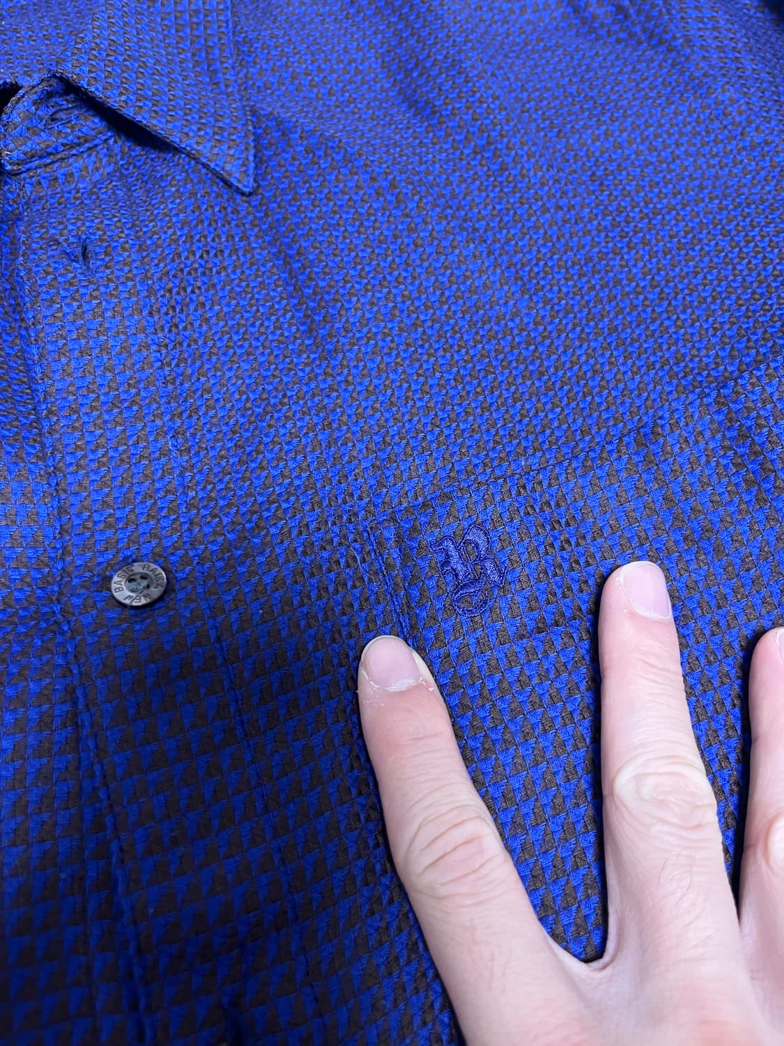 일제 RAIKA 울 셔츠 사이즈 105 상품이미지5