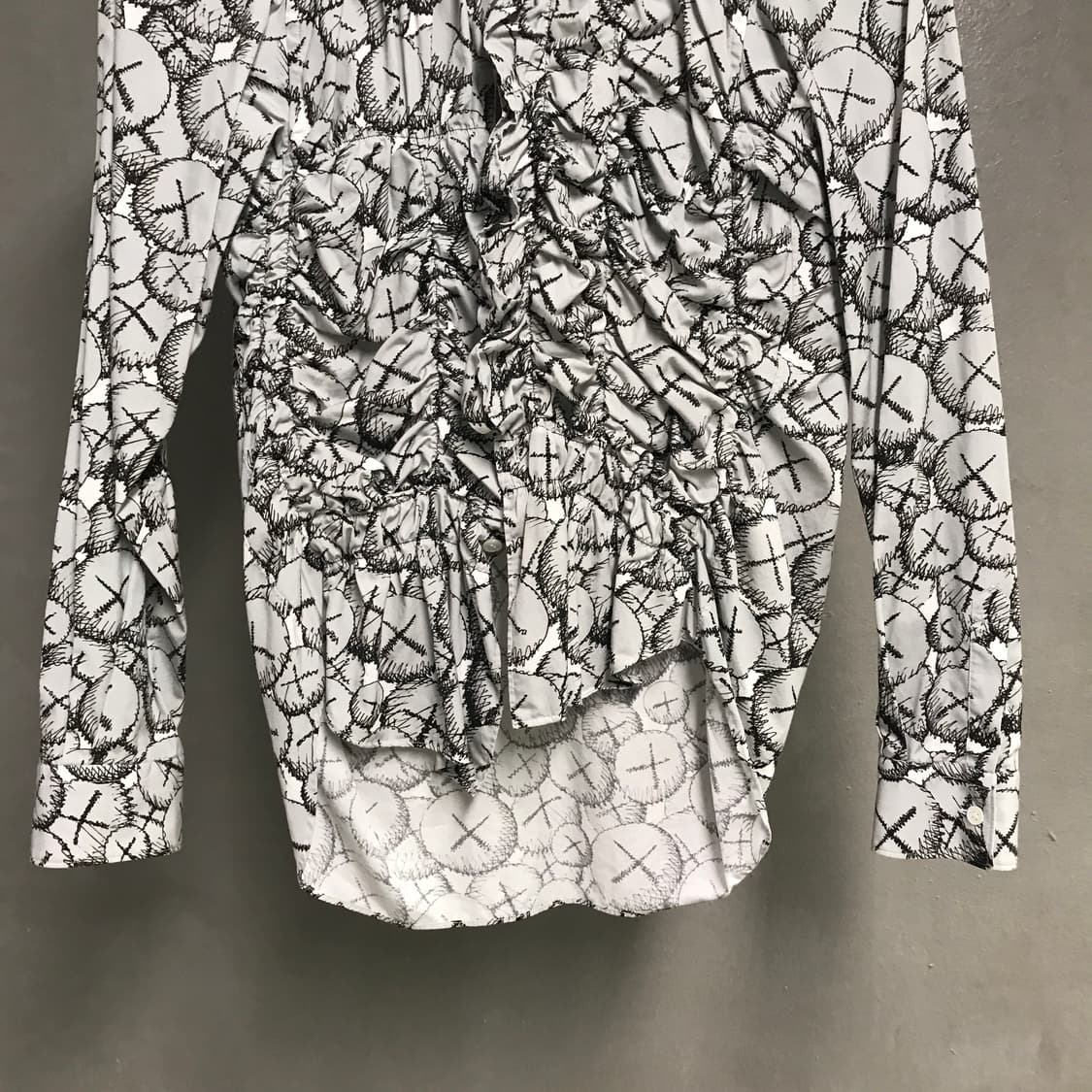 꼼데가르송 셔츠 셔링 패턴 셔츠 S(W) 상품이미지3