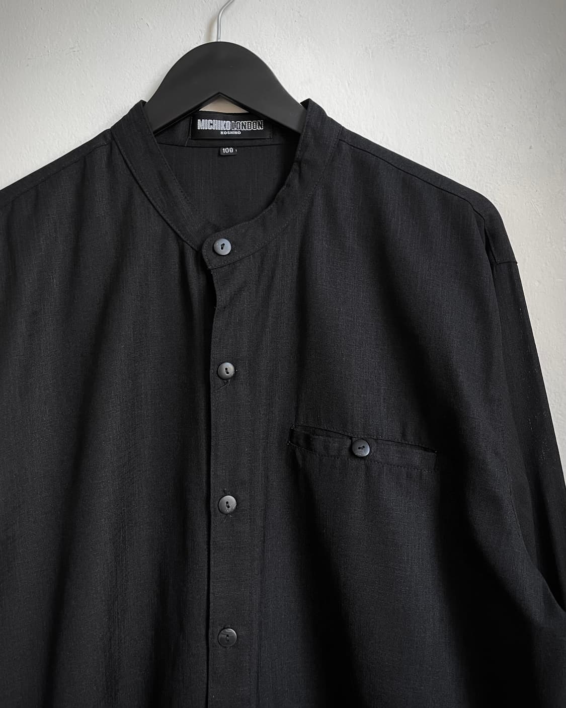 1990s MICHIKO LONDON KOSHINO Linen Shirt 상품이미지5