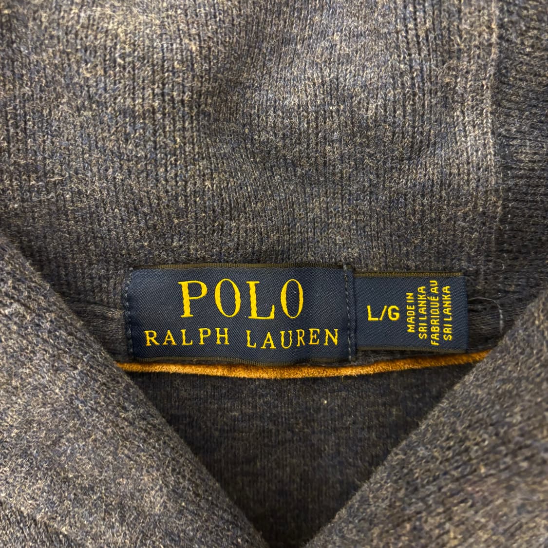 폴로 랄프로렌 네이비 포니 숄 니트 상품이미지3