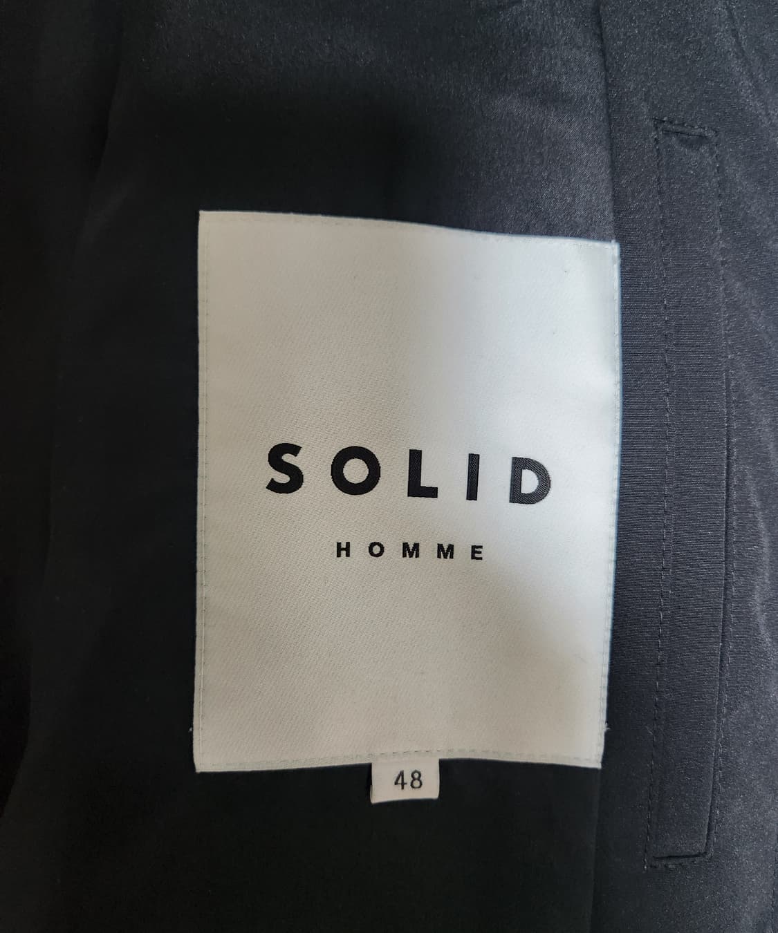 23SS 솔리드옴므 블랙 쉘파카 자켓 48 상품이미지3